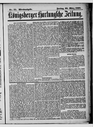 Königsberger Hartungsche Zeitung vom 28.03.1890