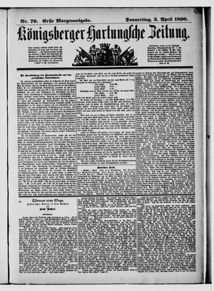 Königsberger Hartungsche Zeitung vom 03.04.1890