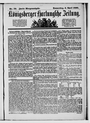 Königsberger Hartungsche Zeitung on Apr 3, 1890