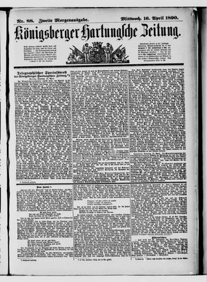 Königsberger Hartungsche Zeitung on Apr 16, 1890