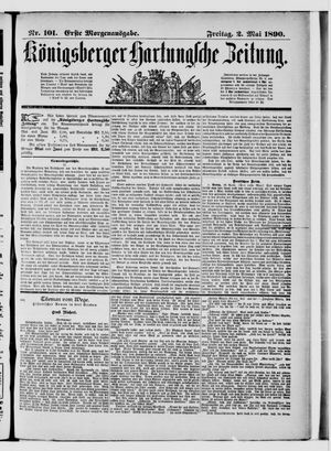 Königsberger Hartungsche Zeitung vom 02.05.1890