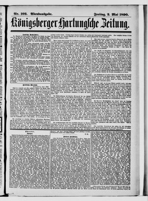 Königsberger Hartungsche Zeitung vom 02.05.1890