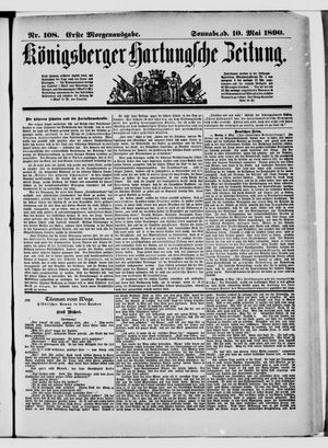 Königsberger Hartungsche Zeitung vom 10.05.1890