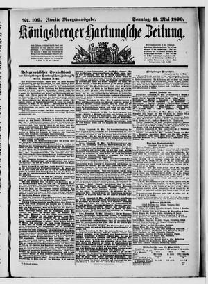 Königsberger Hartungsche Zeitung on May 11, 1890