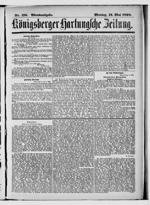 Königsberger Hartungsche Zeitung vom 12.05.1890
