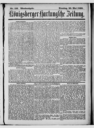 Königsberger Hartungsche Zeitung on May 20, 1890