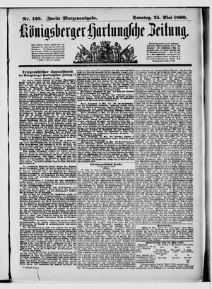 Königsberger Hartungsche Zeitung vom 25.05.1890