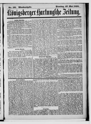 Königsberger Hartungsche Zeitung on May 27, 1890