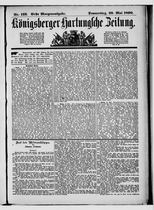 Königsberger Hartungsche Zeitung vom 29.05.1890