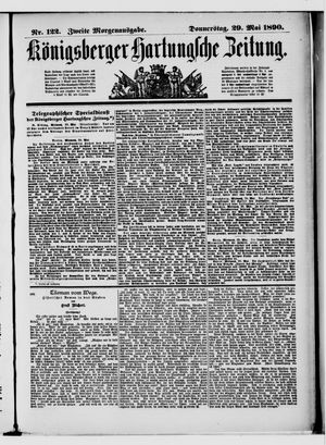 Königsberger Hartungsche Zeitung vom 29.05.1890