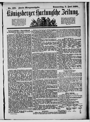 Königsberger Hartungsche Zeitung vom 05.06.1890