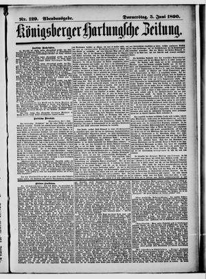 Königsberger Hartungsche Zeitung vom 05.06.1890
