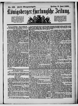 Königsberger Hartungsche Zeitung vom 06.06.1890