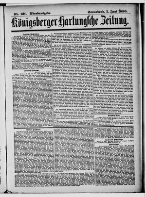 Königsberger Hartungsche Zeitung vom 07.06.1890