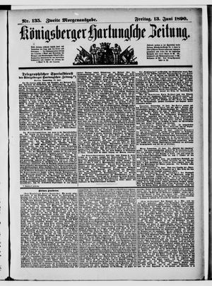 Königsberger Hartungsche Zeitung vom 13.06.1890