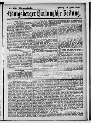 Königsberger Hartungsche Zeitung on Jun 13, 1890