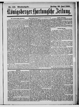 Königsberger Hartungsche Zeitung on Jun 20, 1890