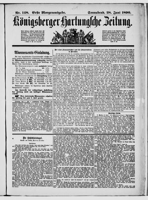 Königsberger Hartungsche Zeitung on Jun 28, 1890