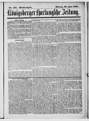 Königsberger Hartungsche Zeitung vom 30.06.1890