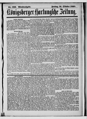 Königsberger Hartungsche Zeitung vom 31.10.1890