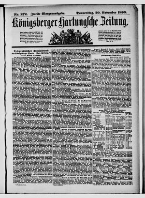 Königsberger Hartungsche Zeitung vom 20.11.1890