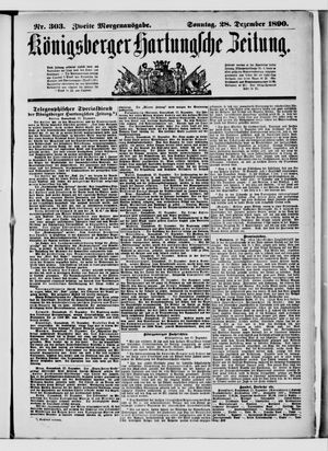 Königsberger Hartungsche Zeitung vom 28.12.1890