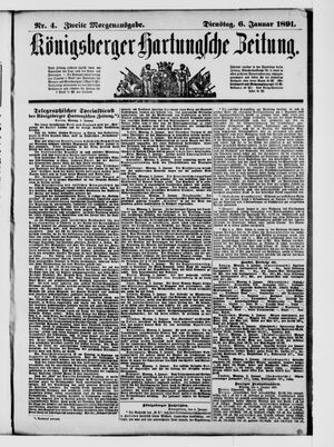 Königsberger Hartungsche Zeitung vom 06.01.1891