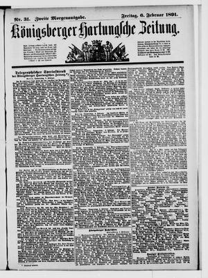 Königsberger Hartungsche Zeitung vom 06.02.1891