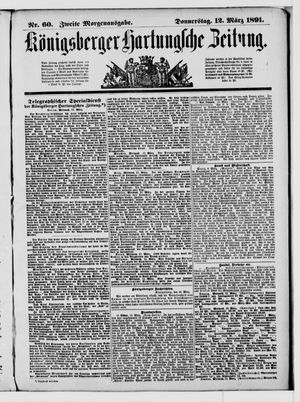 Königsberger Hartungsche Zeitung vom 12.03.1891