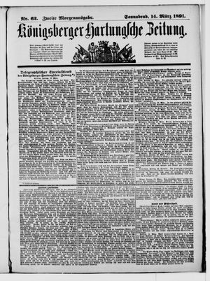 Königsberger Hartungsche Zeitung on Mar 14, 1891