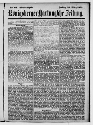 Königsberger Hartungsche Zeitung on Mar 20, 1891