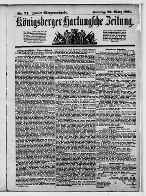 Königsberger Hartungsche Zeitung vom 29.03.1891