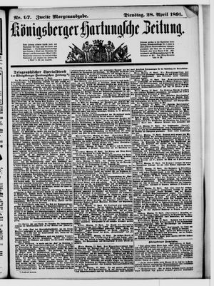 Königsberger Hartungsche Zeitung on Apr 28, 1891