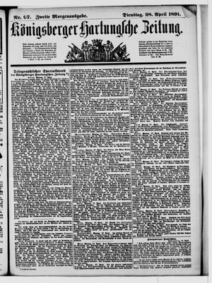 Königsberger Hartungsche Zeitung vom 28.04.1891