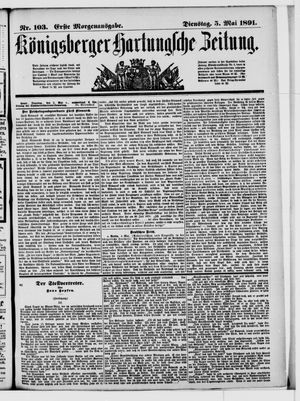 Königsberger Hartungsche Zeitung vom 05.05.1891
