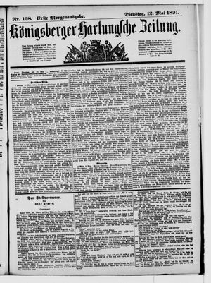 Königsberger Hartungsche Zeitung on May 12, 1891