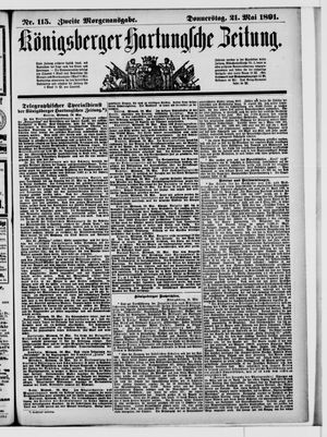 Königsberger Hartungsche Zeitung on May 21, 1891