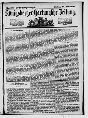 Königsberger Hartungsche Zeitung vom 22.05.1891