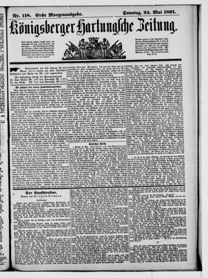 Königsberger Hartungsche Zeitung vom 24.05.1891