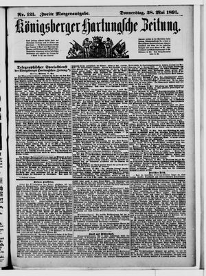 Königsberger Hartungsche Zeitung vom 28.05.1891