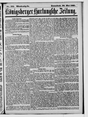 Königsberger Hartungsche Zeitung on May 30, 1891