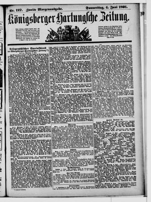 Königsberger Hartungsche Zeitung vom 04.06.1891