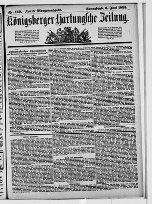 Königsberger Hartungsche Zeitung vom 06.06.1891