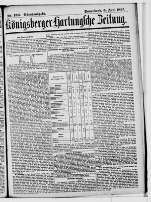 Königsberger Hartungsche Zeitung vom 06.06.1891