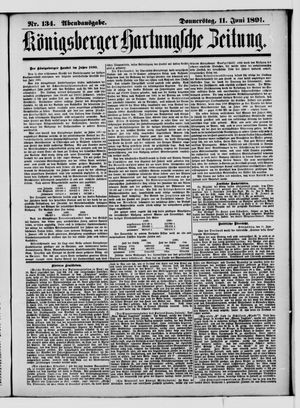 Königsberger Hartungsche Zeitung on Jun 11, 1891