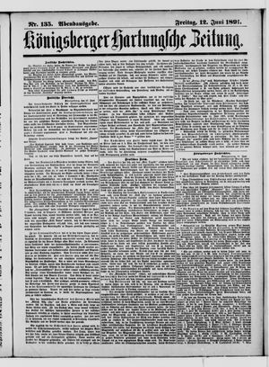 Königsberger Hartungsche Zeitung on Jun 12, 1891