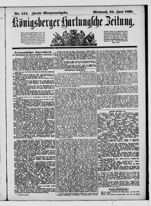 Königsberger Hartungsche Zeitung on Jun 24, 1891