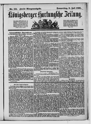 Königsberger Hartungsche Zeitung on Jul 2, 1891