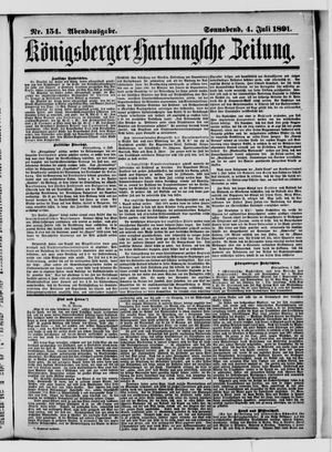 Königsberger Hartungsche Zeitung vom 04.07.1891