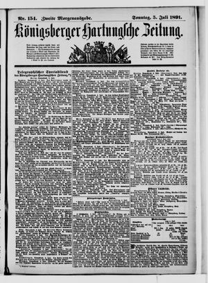 Königsberger Hartungsche Zeitung vom 05.07.1891